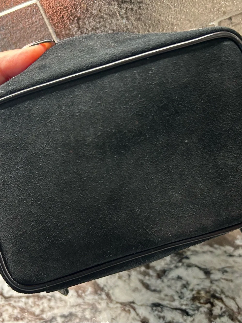 Gucci RARE Tom Ford Era Suede Horsebit Men's Toiletry Travel Case